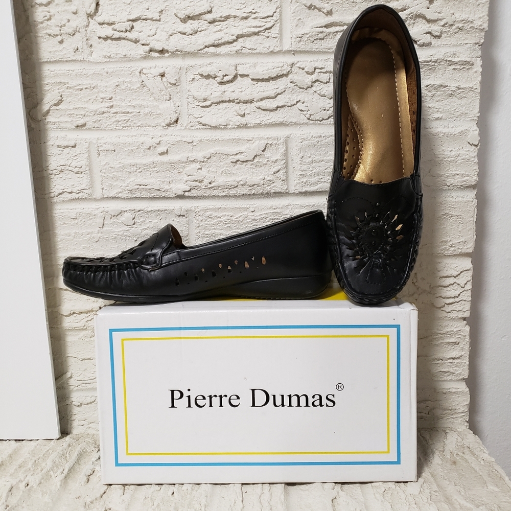 Pierre Dumas Patsy Black Loafer Shoes 10